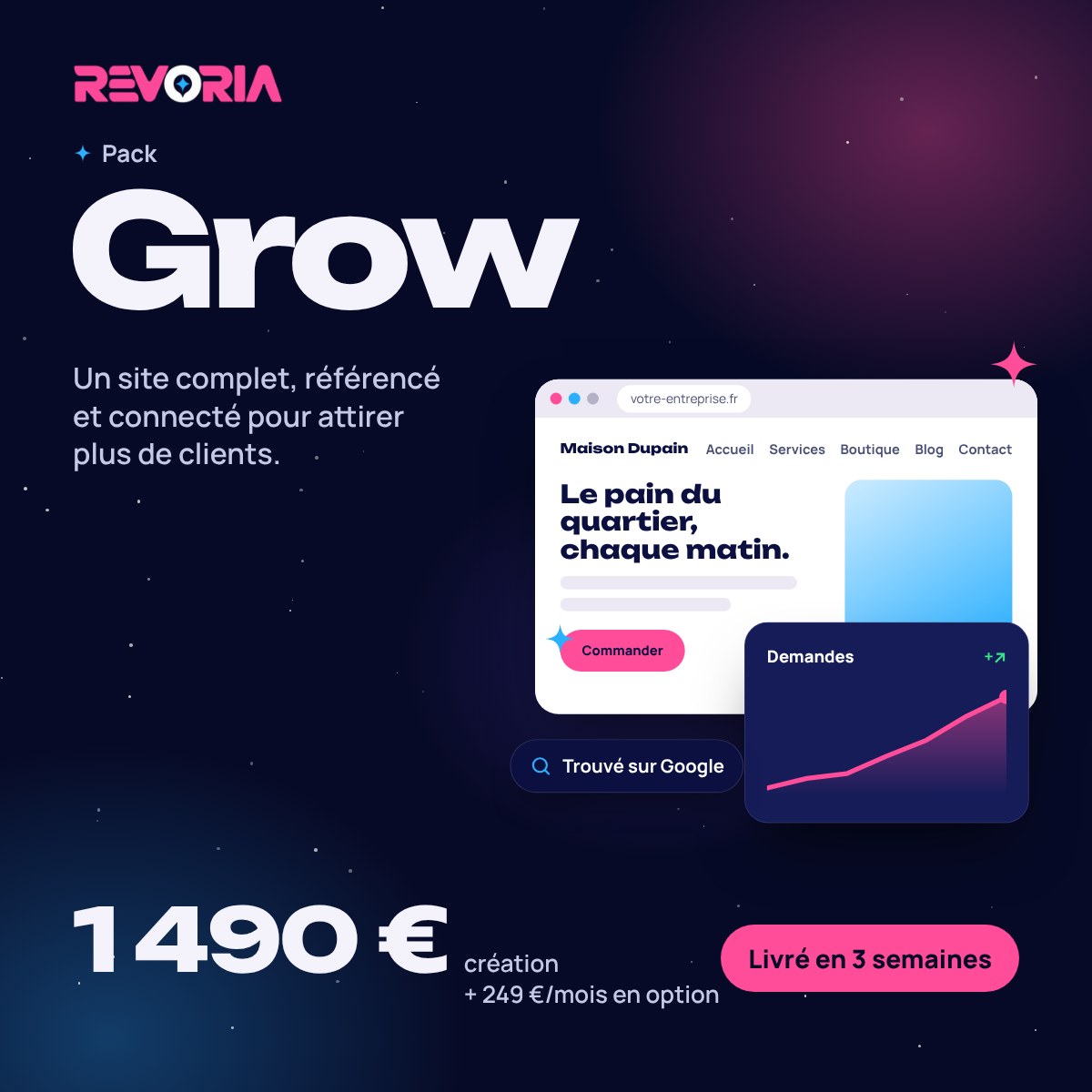 Pack Grow REVORIA